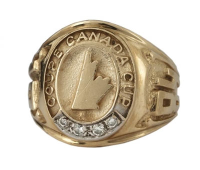 1984 Wayne Gretzky Team Canada Canada Cup Champions Ring (Classic LOA)